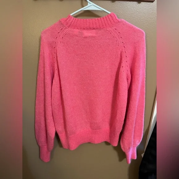 DOEN Marsena Juneberry Pink Alpaca Wool Cashmere Sweater Size Medium - Picture 10 of 12